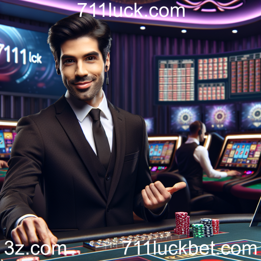Experiência Imersiva em Casino Ao Vivo no 711luck.com